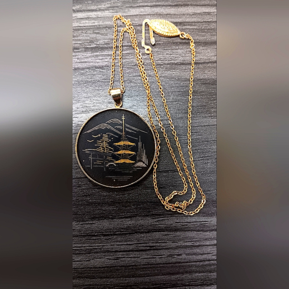 Vintage Amita Japan Damascene